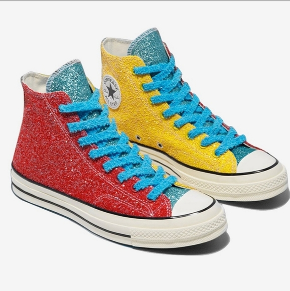 NEW JW Anderson x Chuck 70 High Glitter Pack - Picture 7 of 12